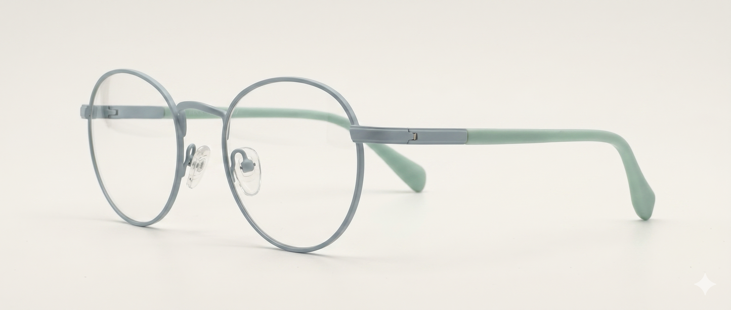 Lentes para niños 5 a 8 años | Modelo Round | Metal | PUPPA