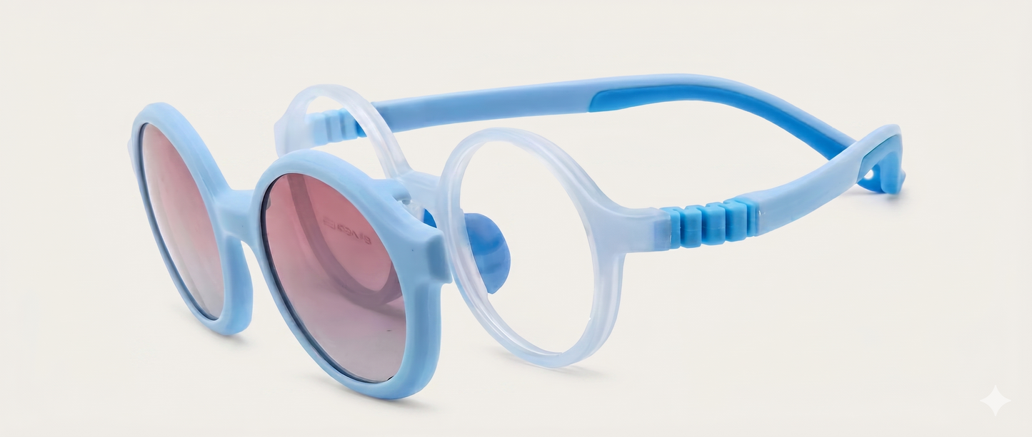 Lentes para niños 8 a 12 años | Modelo Clip-ON | SOFT+FLEX | PUPPA