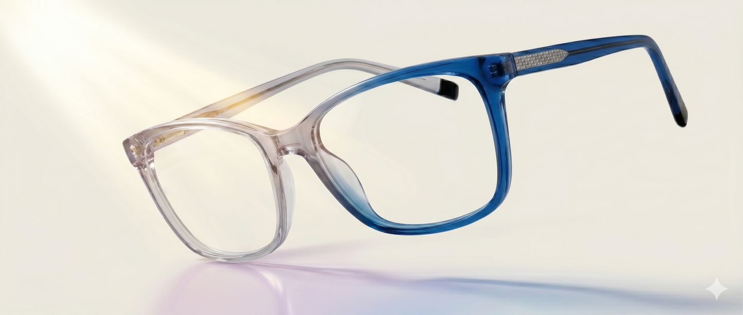 Lentes para niños 8 a 12 años | ColorSwitch Grey/Blue | Acetato | PUPPA