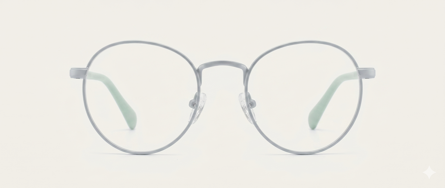 Lentes para niños 5 a 8 años | Modelo Round | Metal | PUPPA